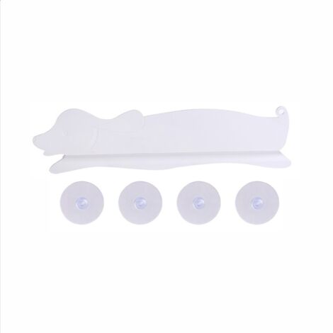 Protection anti-éclaboussures pour évier de chien, protection contre les éclaboussures d'eau pour chien, accessoires de salle de bain, blanc