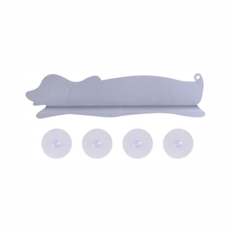 Protection anti-éclaboussures pour évier de chien, protection contre les éclaboussures d'eau pour chien, accessoires de salle de bain, gris