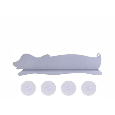 Protection anti-éclaboussures pour évier de chien, protection contre les éclaboussures d'eau pour chien, accessoires de salle de bain, gris