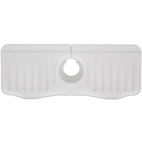 Protection anti-éclaboussures pour évier de cuisine, récupérateur d'égouttement pour robinet d'évier, protection anti-éclaboussures durable, blanc