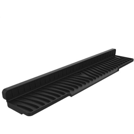 Protection anti-éclaboussures pour évier – Tapis d'égouttage pliable en silicone 4510cm Bande de protection réutilisable en silicone adaptée aux camping-cars, cuisines, salles de bains, etc.