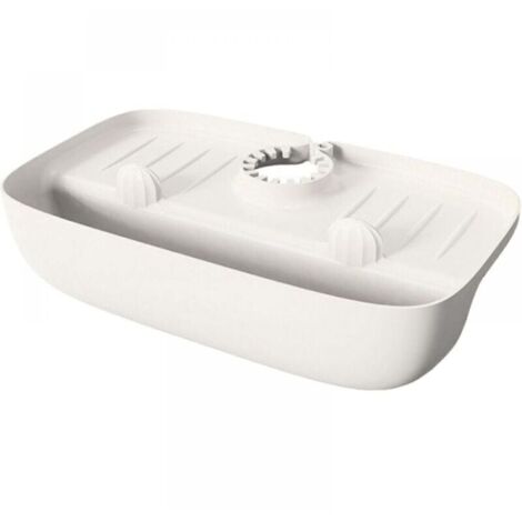 Protection anti-éclaboussures pour robinet de cuisine, protection anti-éclaboussures flexible pour évier avec porte-éponge, égouttoir avec trou de drainage, tapis de robinet.