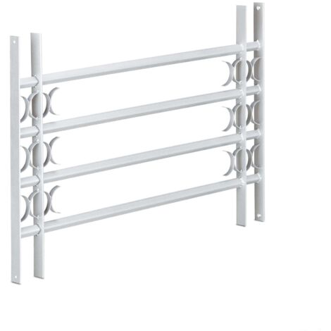 Protection anti effraction avec grille de fenetre extensible