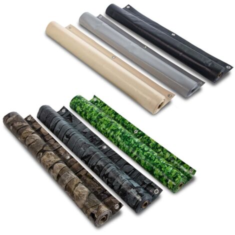 Protection anti regard PVC Cordon de fixation inclus Crème 90 x 600 cm