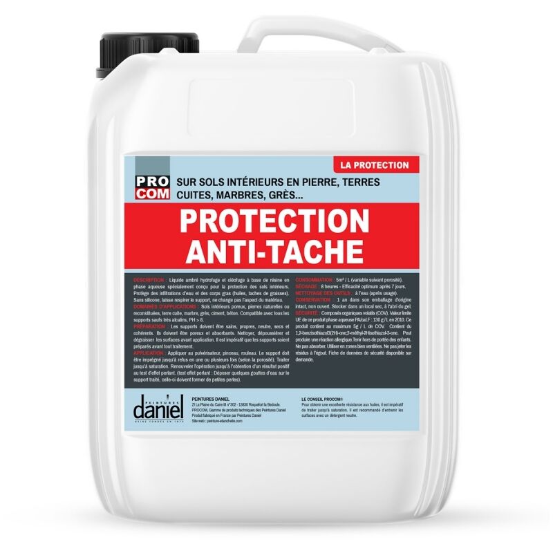 Protection anti-tache, hydrofuge, oléofuge, terrasses, sols intérieurs, extérieurs Procom http://www.peinture-etancheite.com/img/co/436.jpg 20 litres