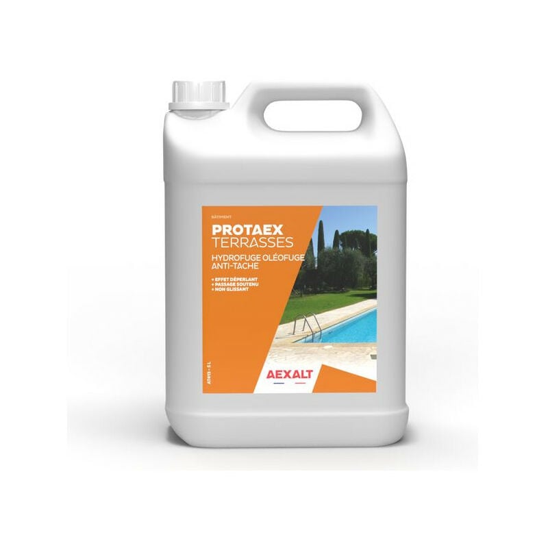 Hydrofuge oléofuge imperméabilisant PROTAEX (5 litres) AT413 - Aexalt Pluho