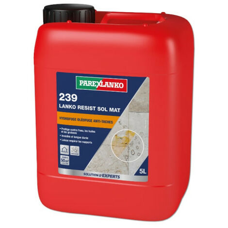Protection anti-tâches sols 239 LANKO RÉSIST SOL MAT, Hydro oléofuge PAREXLANKO - 5 L - 50 m²