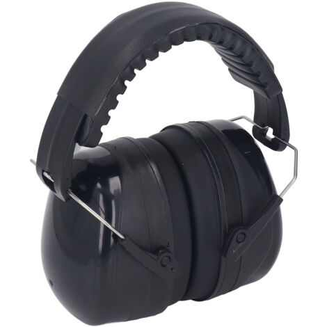 Protection auditive anti-bruit pour tir, sommeil et concentration - Casque antibruit noir réducteur de bruit