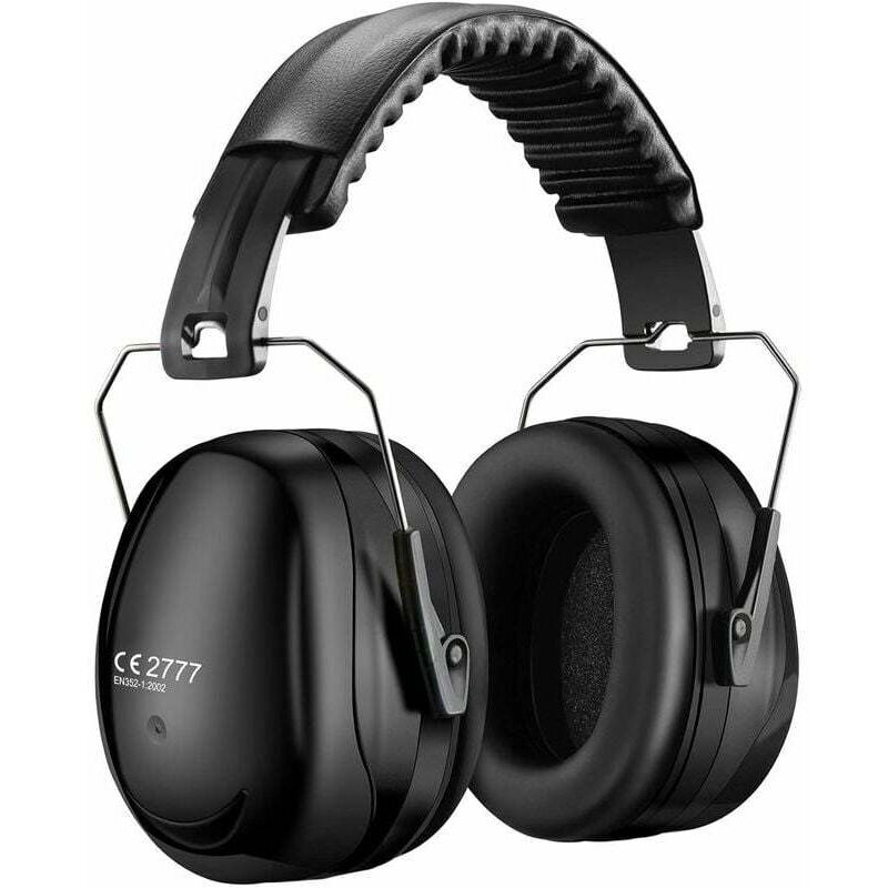 Protection auditive Casque Anti Bruit Adulte, Casque Antibruit SNR 34dB avec Sac de Transport, Cache-Oreilles Reglables, Protection Auditive pour