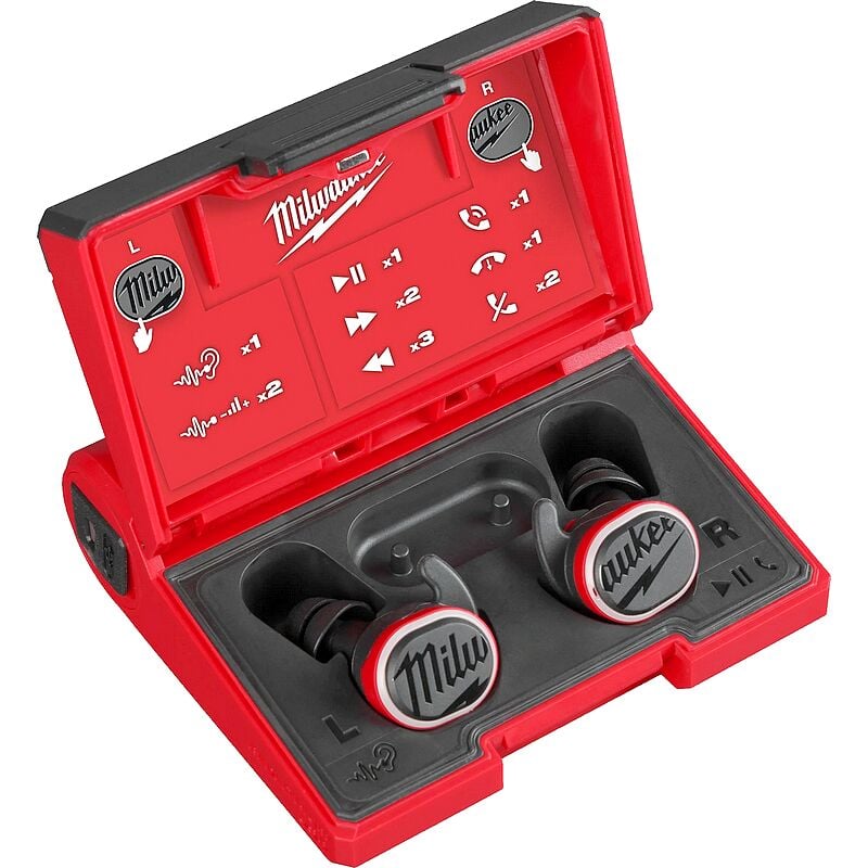 Milwaukee - Protection Auditive Bluetooth Antibruit, reduction son environnant 32 dB