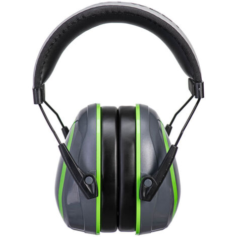 Protection Auditive Hv Extreme Basse -  Gris /vert - Portwest