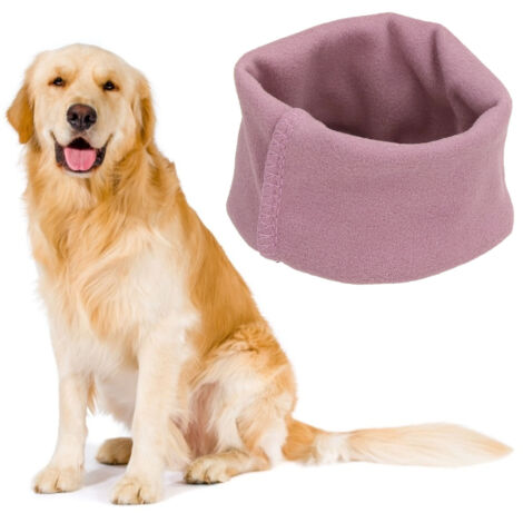 Protection Auditive pour Chien et Chat - Ear Muff Douce et Lavable Anti-Bruit - Rose S - Couverture Auditive Apaisante