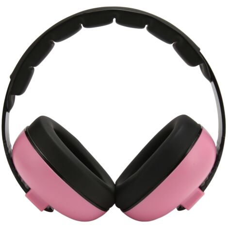 Protection auditive pour enfants - Casque antibruit léger et réglable, réduction du bruit pour bébé - Rose