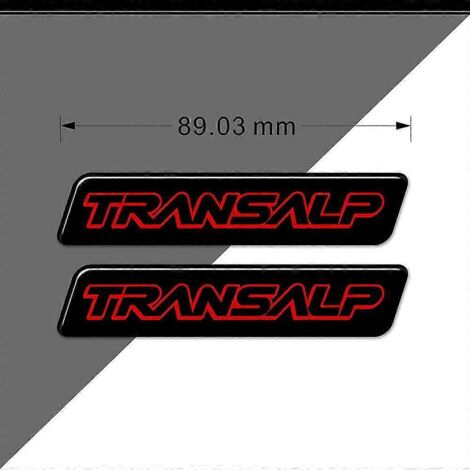 Protection autocollante pour réservoir de moto Honda Transalp - Protection bouchon de réservoir, logo, emblème, carénage, garde-boue - TRANSALP5
