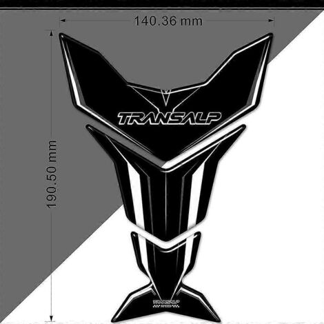 Protection autocollante pour réservoir de moto Honda Transalp - Protection bouchon de réservoir, logo, emblème, carénage, garde-boue - TRANSALP7