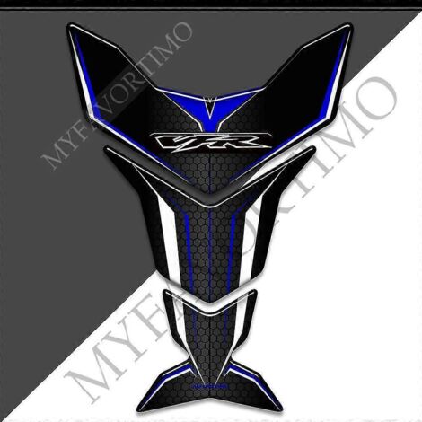Protection autocollante pour réservoir Honda VFR 400 600 700 750 800 1200 XF VFR800 : kit d'huile et de carburant, emblème pour les genoux, logo et autocollant – VFR12