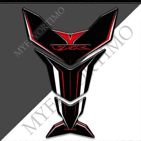 Protection autocollante pour réservoir Honda VFR 400 600 700 750 800 1200 XF VFR800 : kit d'huile et de carburant, emblème pour les genoux, logo et autocollant – VFR19