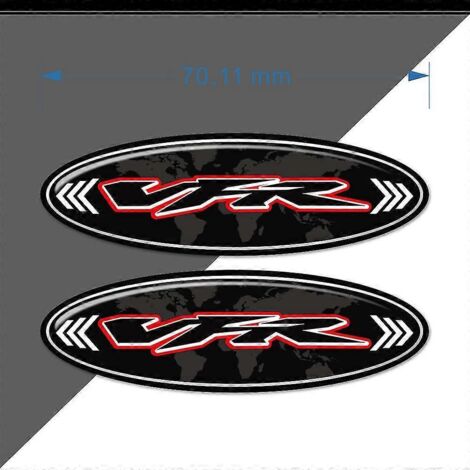 Protection autocollante pour réservoir Honda VFR 400 600 700 750 800 1200 XF VFR800, kit d'huile et d'emblème pour genoux, logo et autocollant - VFR4