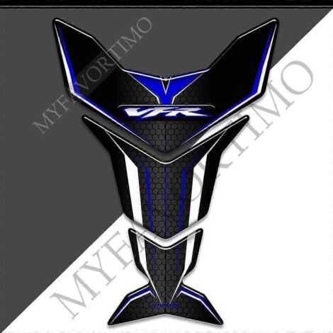 Protection autocollante pour réservoir Honda VFR 400 600 700 750 800 1200 XF VFR800, kit d'huile et d'emblème pour genoux, logo et autocollant - VFR7