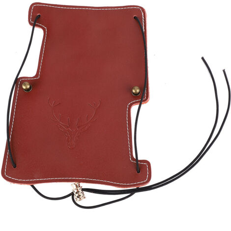 Protection Bras en Cuir Réglable pour Chasse à l'Arc Traditionnel et Tir à l'Arc