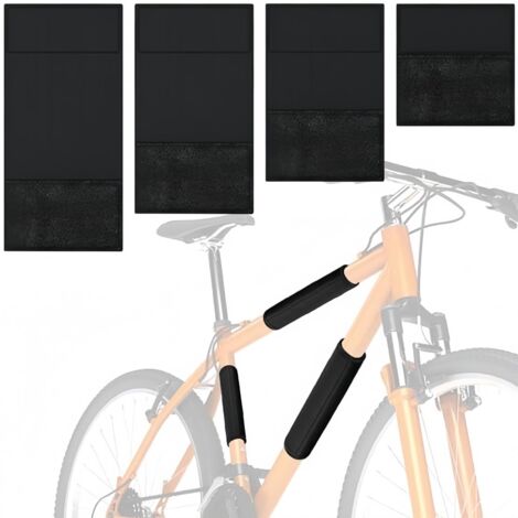 Protection Cadre Velo Carbone,Protection Contre Les Rayures pour Vélo,Accessoires de Vélo,Convient aux VTT Para la Protección Del Transporte,Disponible en 4 Tailles Différentes(S+M+L+XL)