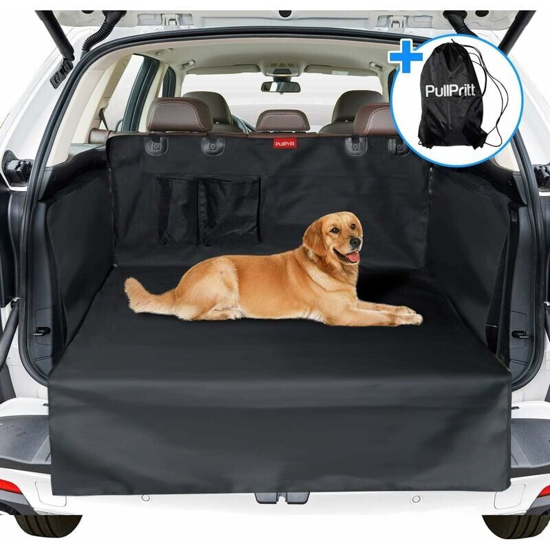 Protection Coffre Voiture Chien, Imperméable et Antidérapant Housse Voiture Chien avec Protection Latérale 185 x 105 cm Convient à la Plupart des suv