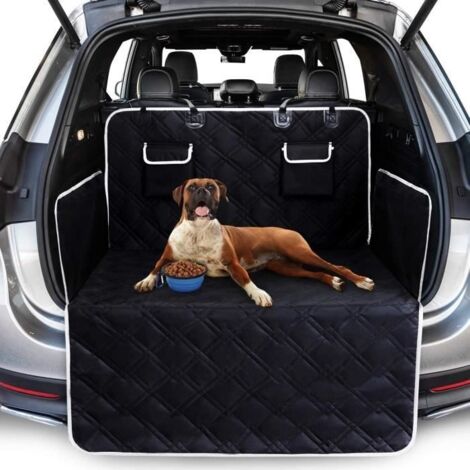 Protection Coffre Voiture pour Chien Universelle avec Protection latérale  Tapis de Protection Robuste pour Chien, Couverture de Co