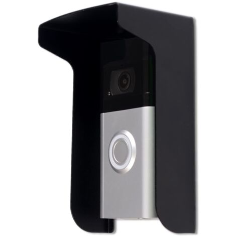Protection Contre la Pluie pour Sonnette de Porte Anneau de Sonnette de Porte Couverture Anti-éblouissement Convient à la Plupart des sonnettes de Porte vidéo (pli intérieur)