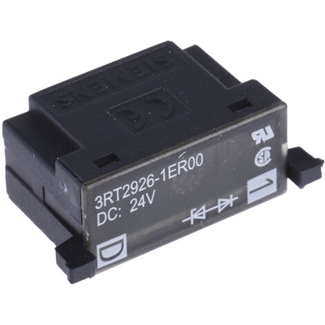 Protection contre les surtensions 3RT29261ER00 avec diode noir 1 pc(s) Siemens 3RT2926-1ER00
