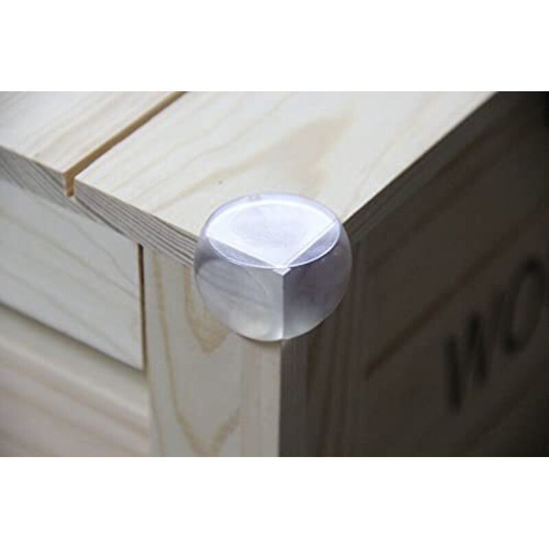 Protection d'angle pour bébé (lot de 24) pour protéger les coins de table des enfants et des meubles. Coins transparents p
