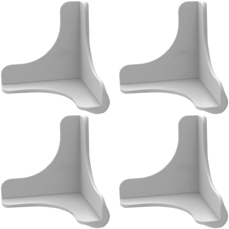Protection d'angle Silicone pour Meubles Protège Coins De Table Bébé Sécurité Domestique Durable Facile À Nettoyer Design Discret 4 Pièces