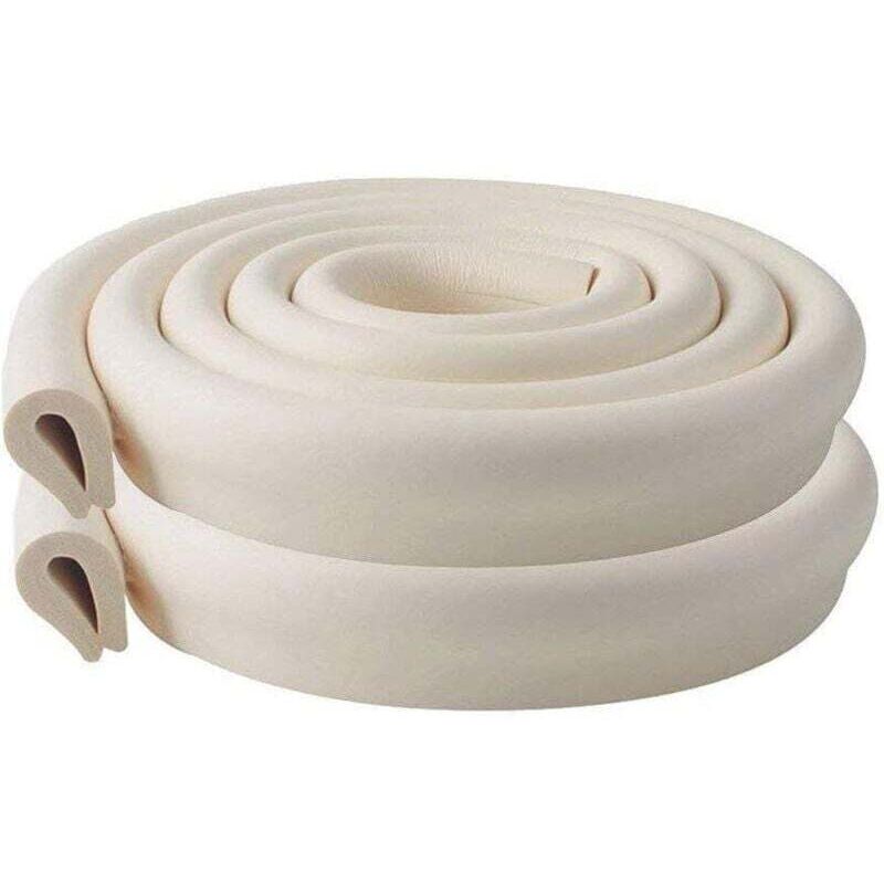 Protection d'Angles et Rebords pour Bébés, 2M 2 Set Protection Mousse Sécurité Rouleau de Mousse Antichoc pour Bébé sur Coins de Murs,des