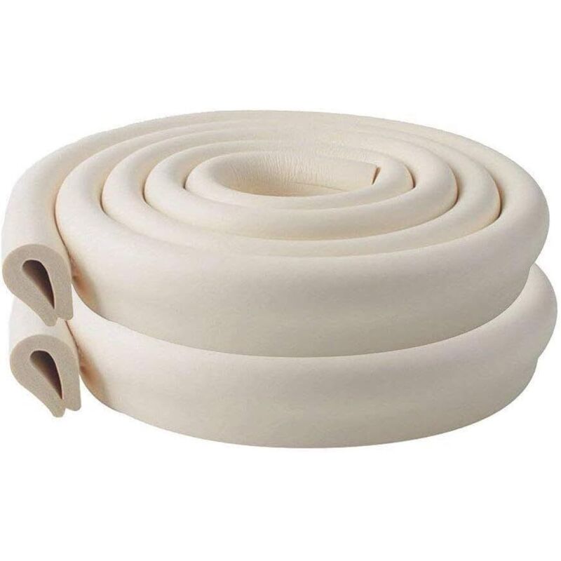 Protection d'Angles et Rebords pour Bébés, 2M 2 Set Protection Mousse Sécurité Rouleau de Mousse Antichoc pour Bébé sur Coins de Murs,des