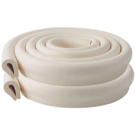 Protection d'Angles et Rebords pour Bébés, 2M 2 Set Protection Mousse Sécurité Rouleau de Mousse Antichoc pour Bébé sur Coins de Murs,des Meubles,Bords de Table