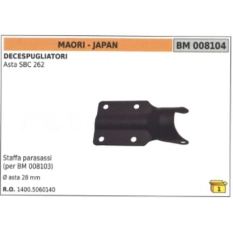 Protection d'axe MAORI pour débroussailleuse SBC 242 arbre Ø 28 mm