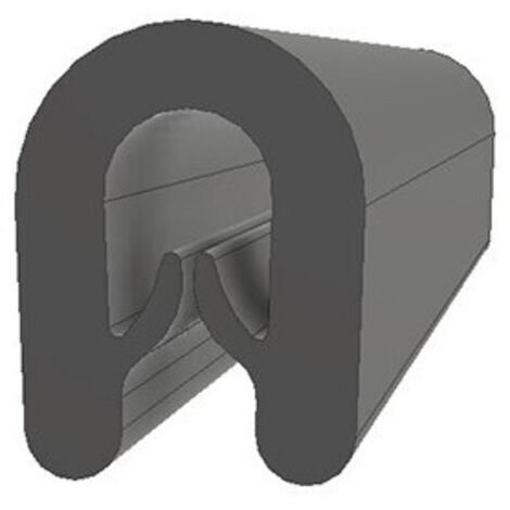 Protection de bordure RS PRO noir, 20m x 10 mm x 7.4mm ( Prix pour Bobine de 20 Mètres )