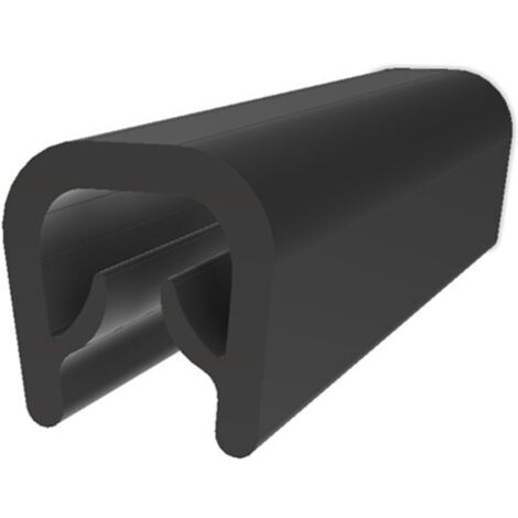 Protection de bordure RS PRO noir, 20m x 15 mm x 14.8mm ( Prix pour Bobine de 20 Mètres )