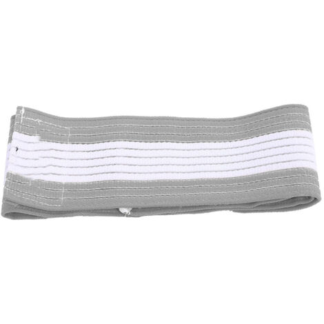 Protection de cheville ajustable pour fitness - Brace élastique gris et blanc pour gymnase