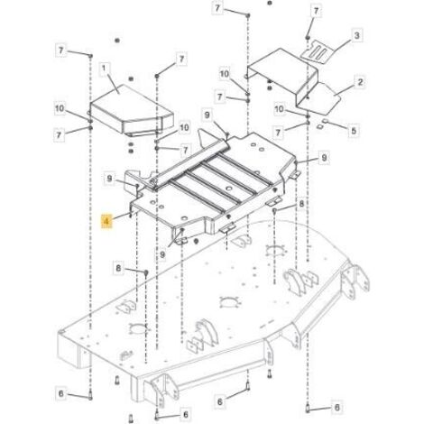 PROTECTION DE COURROIE CENTRALE ORIGINALE STIGA - 118830891/0