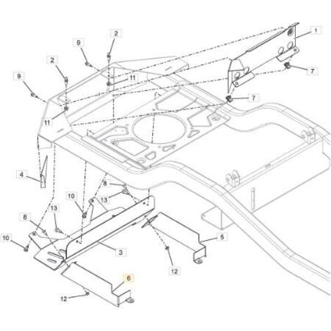 PROTECTION DE COURROIE ORIGINALE STIGA - 118830882/0