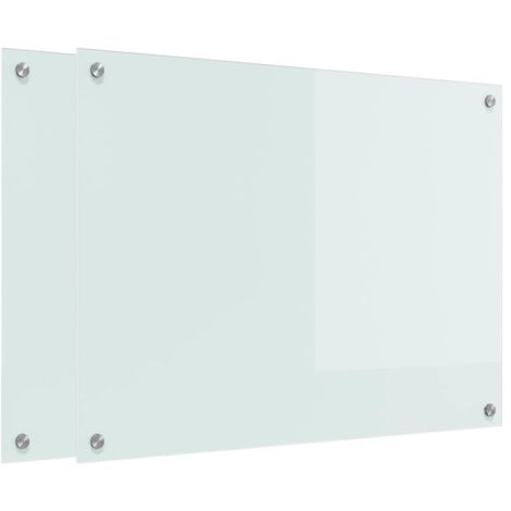 Protection de cuisine Blanc 80 x 60 cm verre trempé CFW10808