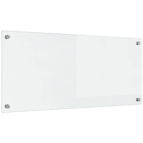 Protection de cuisine-Dosseret de cuisine-Fond de hotte-Crédence de cuisine Transparent 90 x 40 cm verre trempé