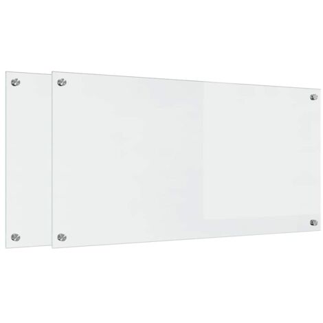 Protection de cuisine Transparent 100 x 50 cm verre trempé CFW84561