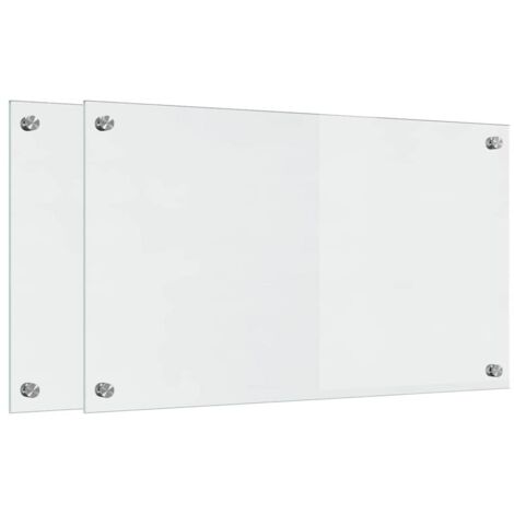 Protection de cuisine Transparent 70 x 40 cm verre trempé CFW13714
