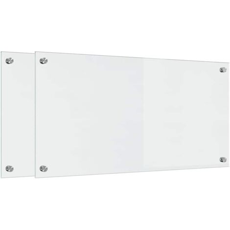 Protection de cuisine Transparent 80 x 40 cm verre trempé CFW59934