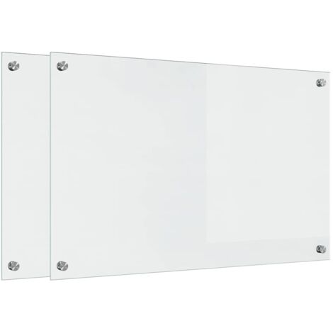 Protection de cuisine Transparent 80 x 50 cm verre trempé CFW76441