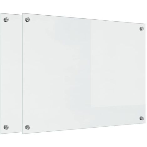 Protection de cuisine Transparent 80 x 60 cm verre trempé CFW46683