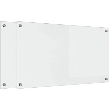 Protection de cuisine Transparent 90 x 50 cm verre trempé CFW59826