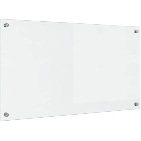 Protection de cuisine Transparent 90 x 50 x 0,8 cm verre trempé CFW77031