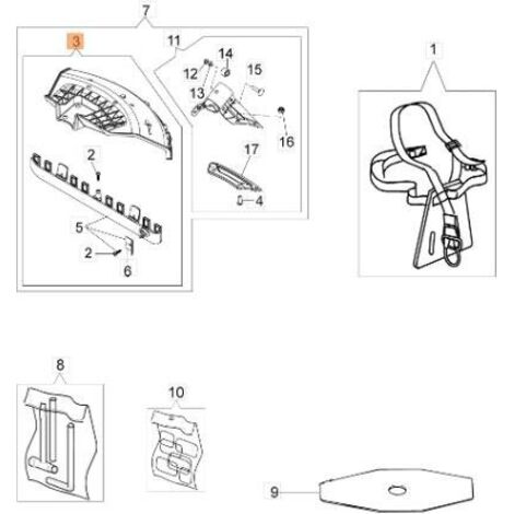 PROTECTION DE DISQUE ORIGINALE EMAK 61330323